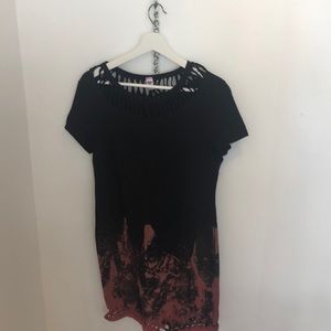 Custom bleached dress